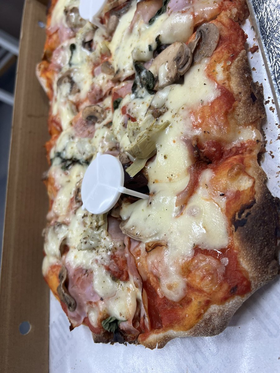 Ordered some Roma pizza at the office today.