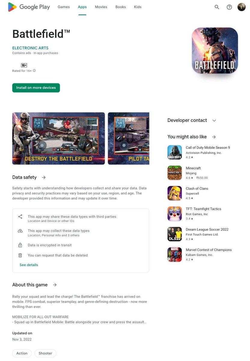 kaze03x's tweet photo. Battlefield Mobile Updated 'Again' #BATTLEFIELDmobile #BFmobile #BFM @PlayBFM @BFMobileUpdates @BFMintel https://t.co/NObtWlZRWm