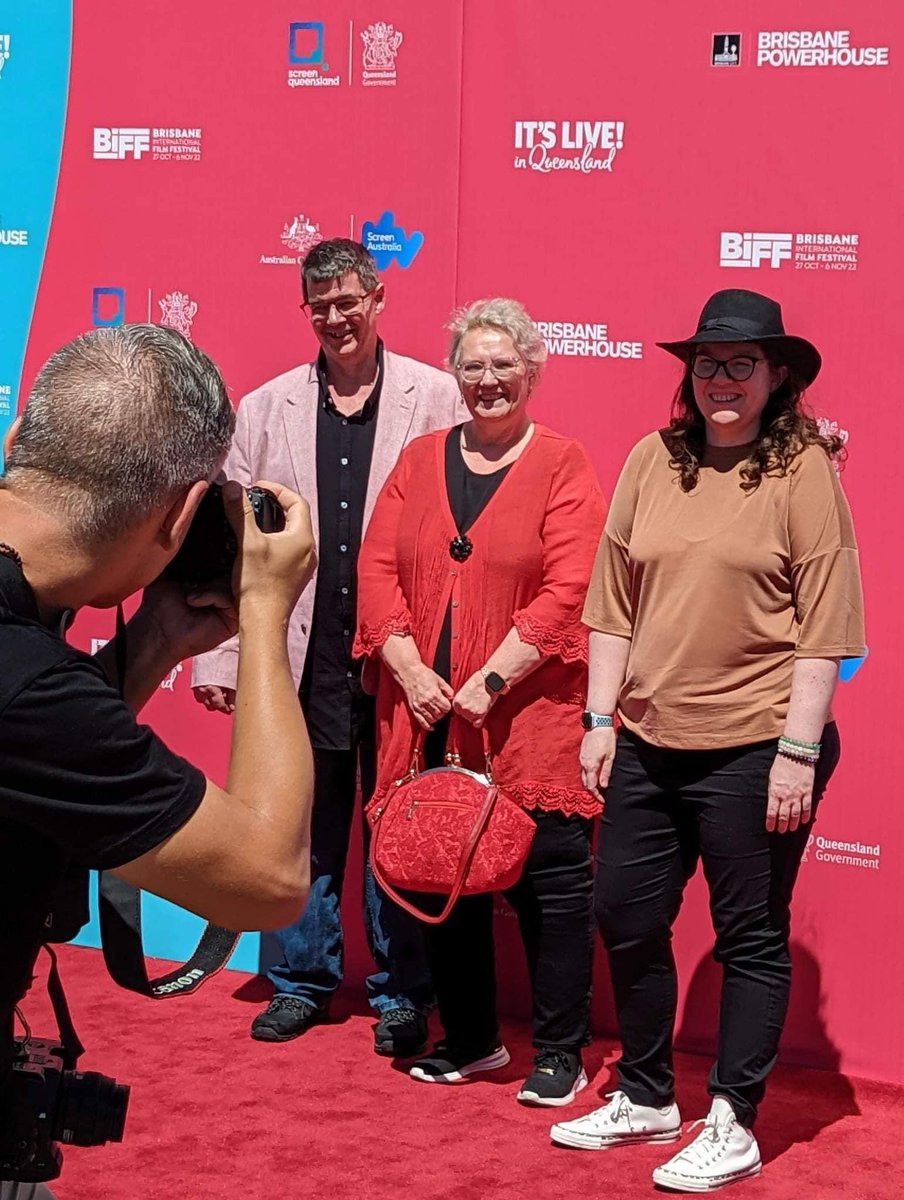 This week I attended two screenings of our film at BIFF (I chose to wear my bowler hat at the Brisbane premiere last Sunday). Tomorrow there will be another screening of “Because We Have Each Other” in Warwick, Queensland🎬