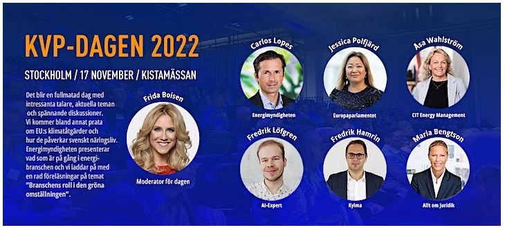 Den gröna omställningen, effektivare energianvändning och hur artificiell intelligens kan användas även inom vår bransch. Det finns många spännande och högaktuella frågor som behandlas under Svenska Kyl &amp; Värmepumpdagen. Kom dit du också! kvpdagen.se