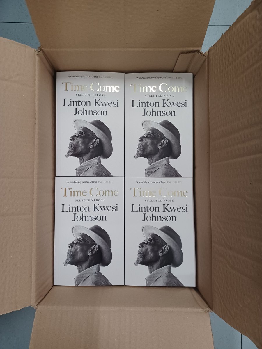 I have been busy sending out these ❤gorgeous❤ Time Come bookproofs to some extraordinary people who appear to admire LKJ as much as we do <a href="/picadorbooks/">Picador Books</a>. They're in demand! Fantastic to see this landmark publication coming together!🙌🏾