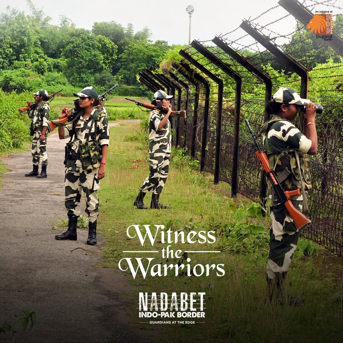 VisitNadabet's tweet photo. Who would not fear this vigour? The valour of our BSF is deadly. Witness the warriors at Nadabet Indo-Pak Border.
#WitnesstheWarriors #IndoPakBorder #BSF #GuardiansAtTheEdge #GujaratTourism https://t.co/H0bVybAn5j