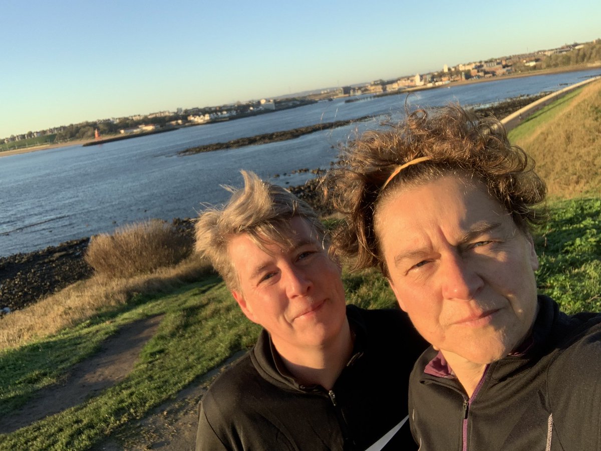 HelenKM22's tweet image. Morning run in the NE is never a problem - stunning morning at the mouth of the Tyne!