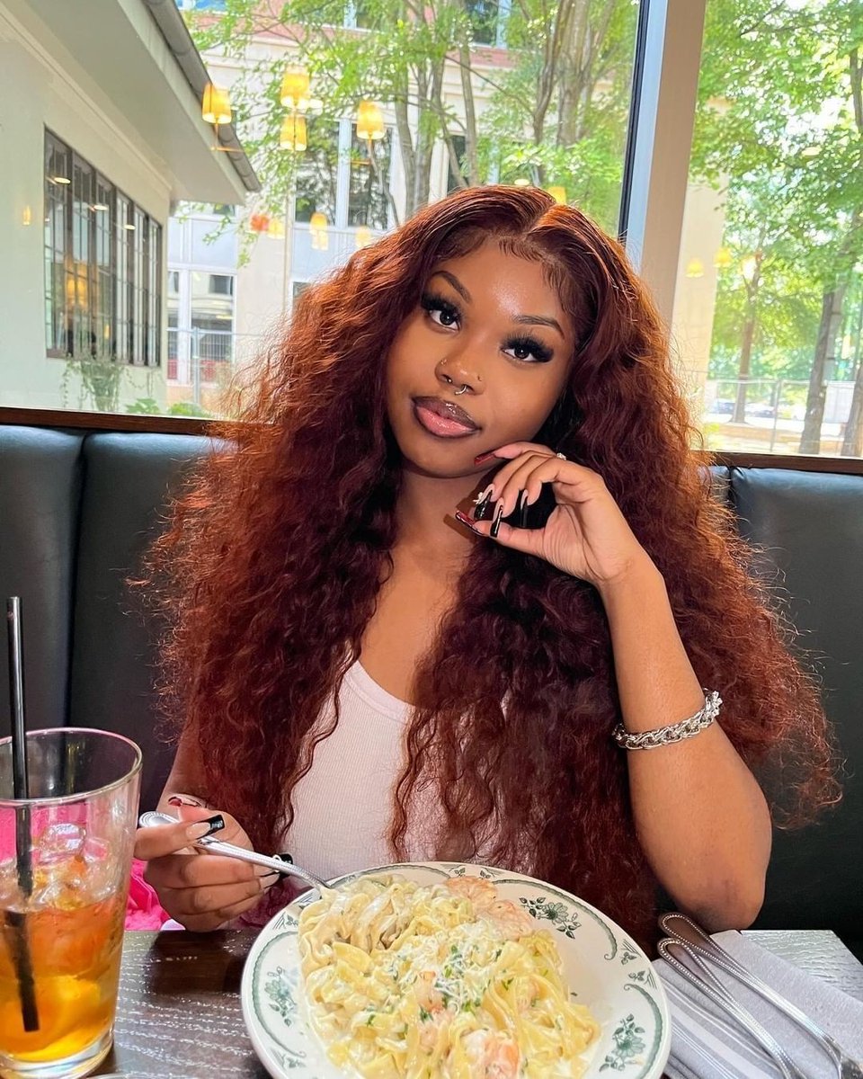 geniuswigs's tweet photo. What color should autumn be?
Reddish brown deep wave Human Hair Wig
Same wig: https://t.co/KULC9UTqCv
👀Get 15% OFF use code: MIA
#geniuswigs #melaninpoppin #BlackGirlMagic #wig #wigs https://t.co/OidrOf8oO9