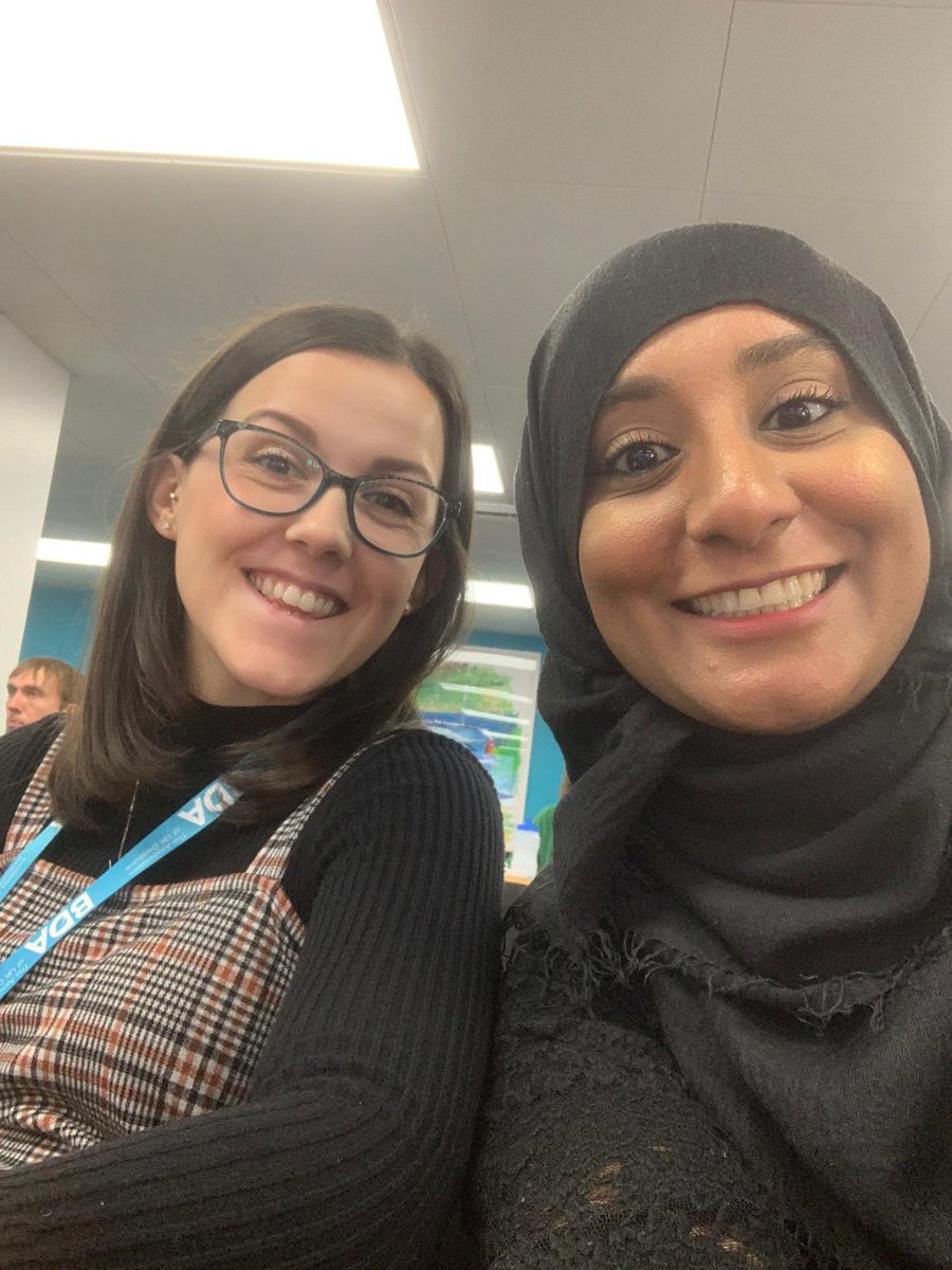 Our chairs <a href="/molly_dietitian/">Molly Garnett</a> and <a href="/NusratkRD/">Nusrat Kausar 🤓👋</a> soaking in all the info from today’s study day🤩😁 #dsdmove #dsgsd2022 <a href="/DSG_BDA/">BDA Diabetes Specialist Group</a>