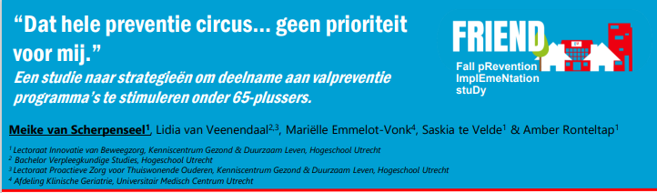 TeVeldeResearch's tweet photo. Collega Meike van Scherpenseel presenteert haar poster over het bereiken van de doelgroep voor #valpreventie bij het landelijk #valsymposium
Belangrijk om in gesprekken en materialen de juiste woorden te kiezen #reframen
@HU_Beweegzorg @HU_GDL #FRIEND https://t.co/T5Lw27vOAZ