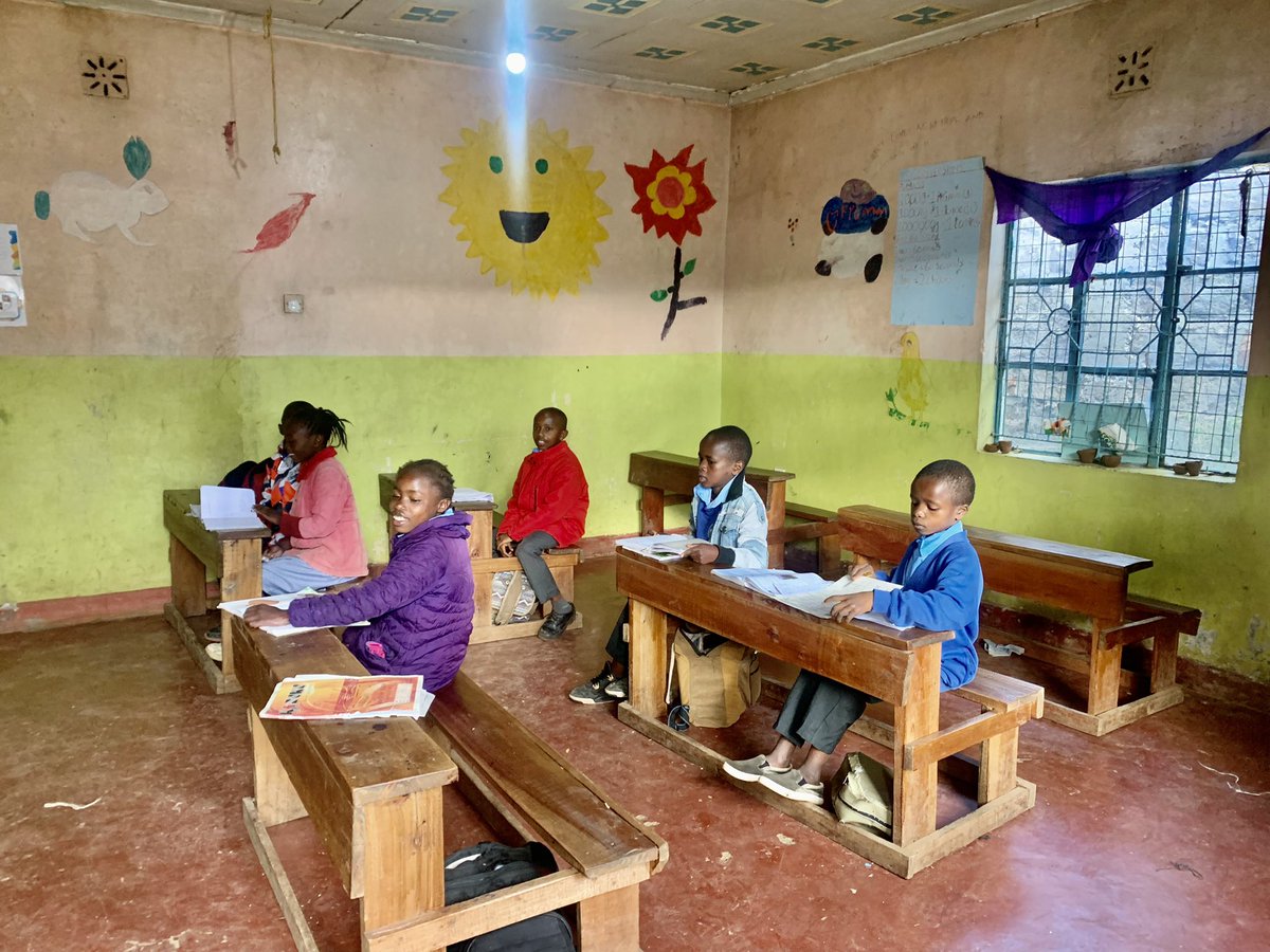 BroomfieldsJnr's tweet photo. The children of New Hope Orphanage in Nairobi, Kenya sent a special thank you message to Broomfields . Mrs Smith was able to take clothes and toys which some children in 5CS donated to support the centre . #broomfieldsgeography #broomfieldspshe https://t.co/VR5i3yp9Dx