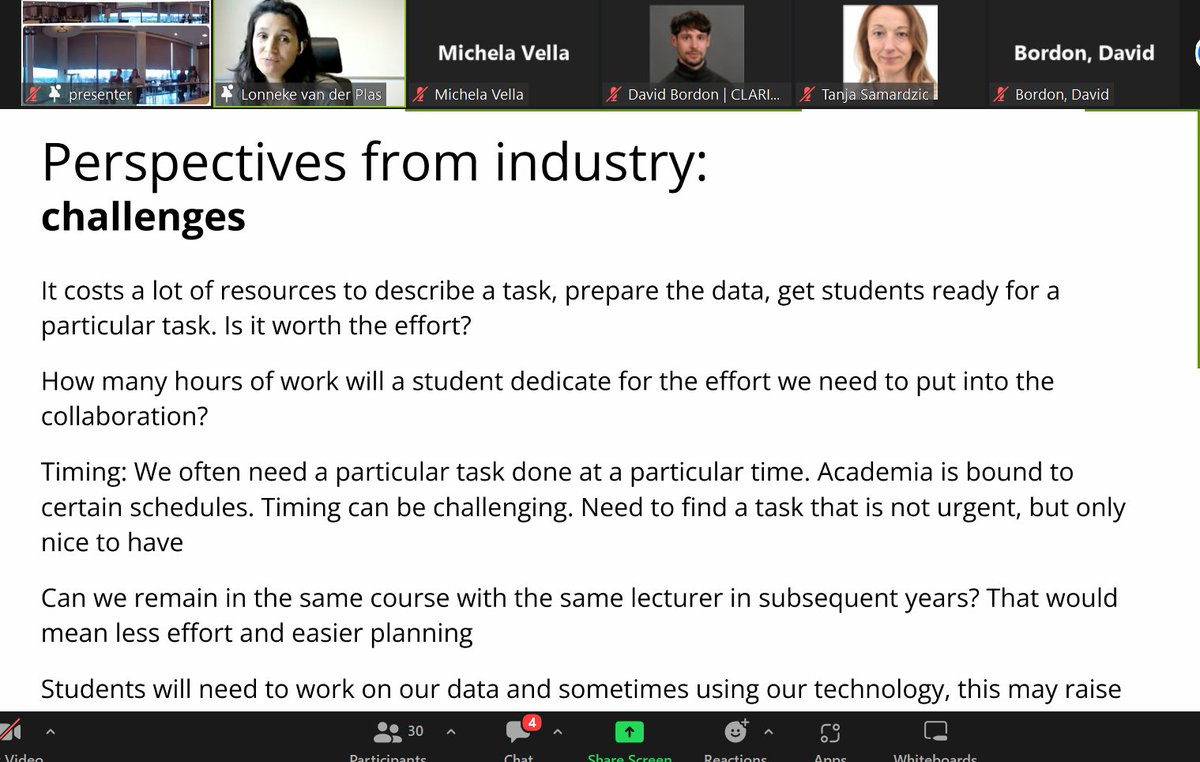 Happening right now at #upskillsME3: Guidelines and Best Practices for Research-Based Teaching session moderated by Fransesca Frontini and presented by UPSKILLS consortium members🧑‍💻

#upskills #multiplierevent #linguistics #CLARINERIC #researchbasedteaching