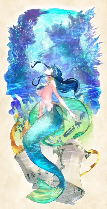 #イラストを4枚貼ると秋風に乗って絵柄を好いてくれる人の元へ届くらしい 