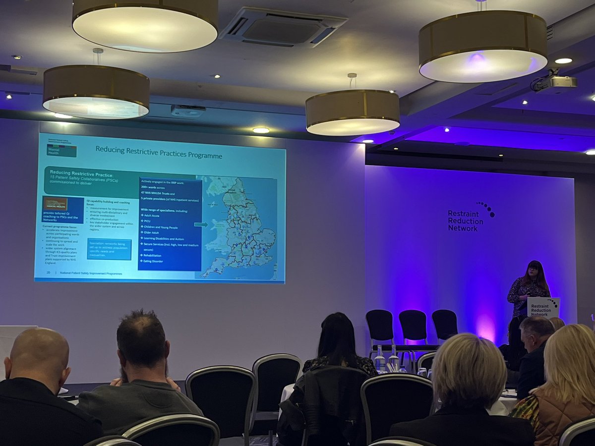 John Fanning (@johnfanning1) on Twitter photo Great to hear an update from <a href="/LizDurrant19/">Liz Durrant🌈 She/Her</a> at <a href="/NHSEngland/">NHS England</a> on all the great initiatives taking place to reduce restrictive practices <a href="/theRRNetwork/">Restraint Reduction Network</a> conference #RRNConf22 Great to hear an update from <a href="/LizDurrant19/">Liz Durrant🌈 She/Her</a> at <a href="/NHSEngland/">NHS England</a> on all the great initiatives taking place to reduce restrictive practices <a href="/theRRNetwork/">Restraint Reduction Network</a> conference #RRNConf22