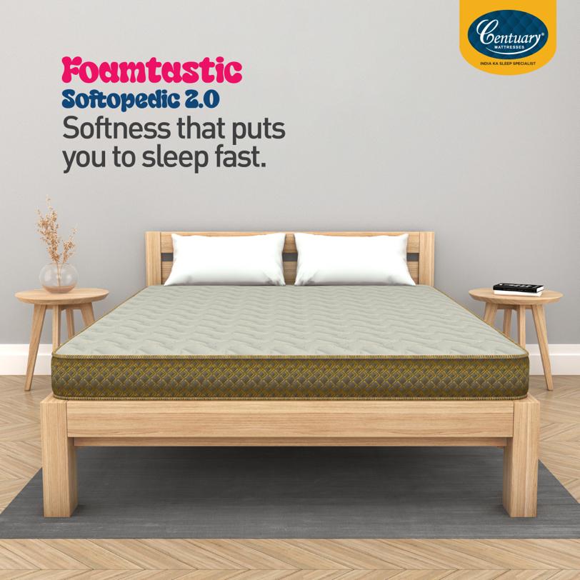 CentuaryKiSleep's tweet photo. Introducing the #Softopedic 2.0 #Mattress - built to provide the perfect balance of comfortable #Sleep and #Orthopedic support.
#Centuary #CentuaryMattress #Comfort #Customized #Wellness #BodySupport #Foamtastic #NewLaunch #PremiumMattress #Explore #IndiaKaSleepSpecialist https://t.co/qtXpTqQOAa