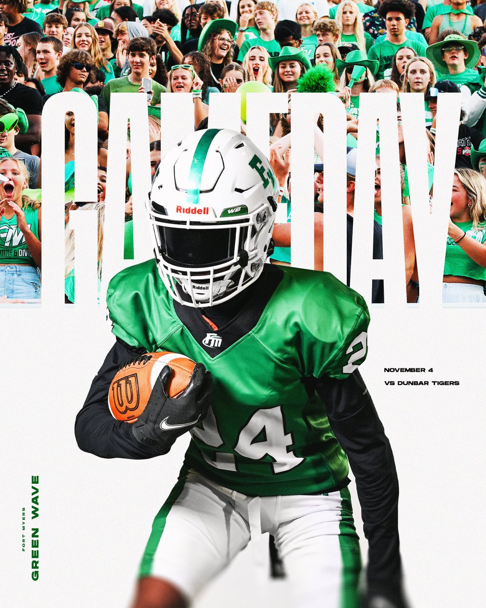 CoachSirianni's tweet photo. Tonight 7:00 pm #FortMyersGreenwave π vs #DunbarTigers π
at #EdisonStadium on #SamSirianniField #CrosstownRivalry determines who wins #DistrictCrown ππ₯#GoBigGreen tickets can be purchased @Gofan.co https://t.co/hDrplhMbCq
