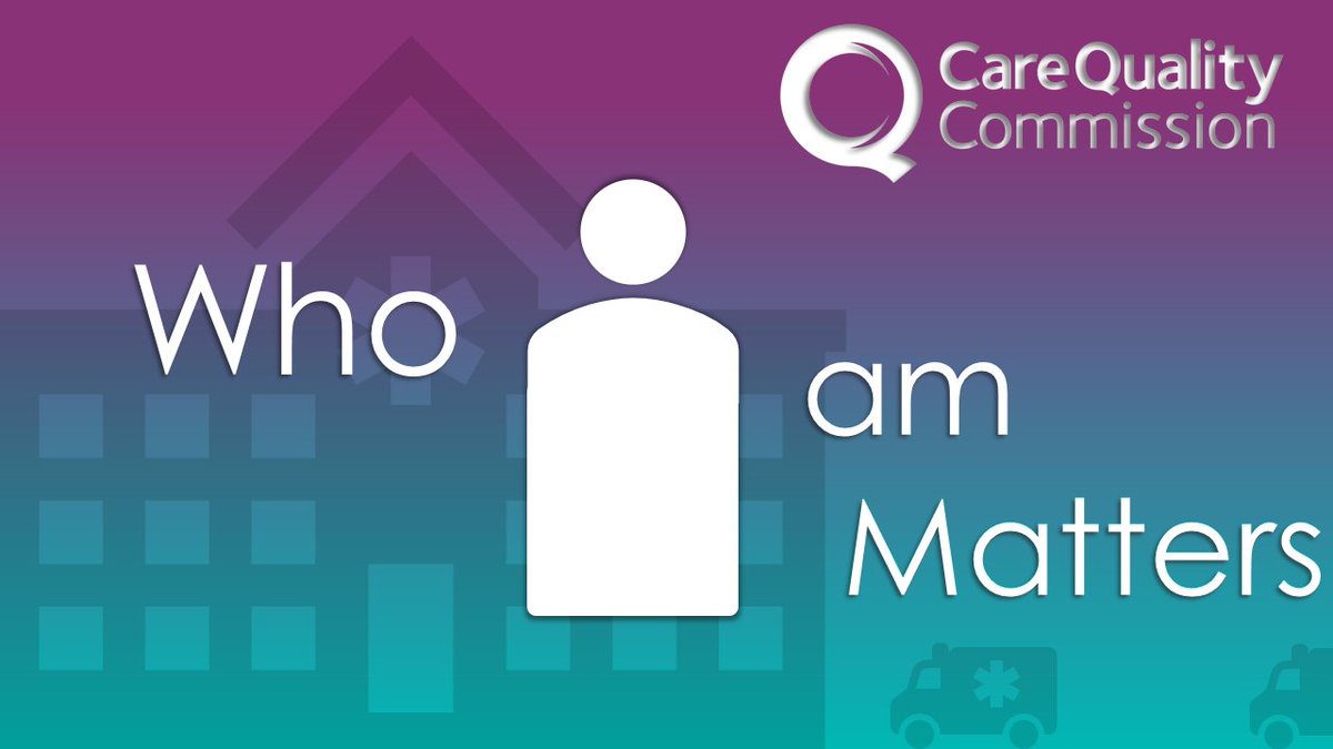 Yesterday we published a report on experiences of being in hospital for people with a learning disability and autistic people. 

It shines a light on the impact failings have on people and their families.

#WhoIAmMatters

cqc.org.uk/publication/ex…