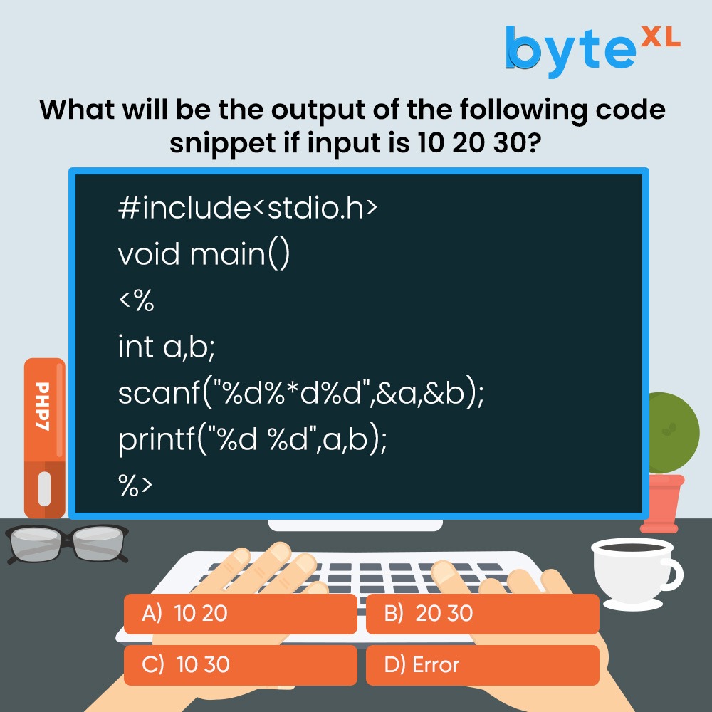 byte_xl's tweet photo. What will be the output of the following code snippet if input is 10 20 30?
#quiz #quizchallenge #coding #codingpractice #byteXL https://t.co/HcZ0HmCJPL