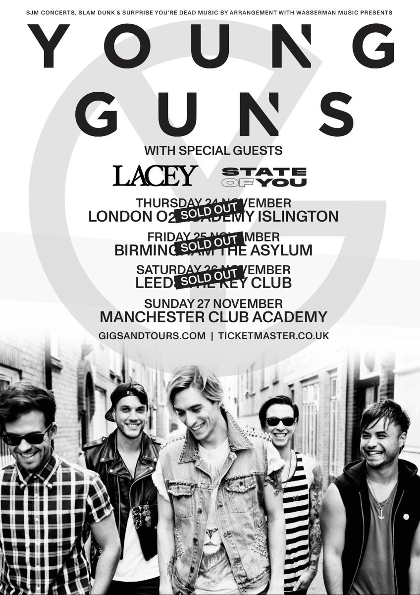 Last remaining tickets for Manchester <a href="/MancAcademy/">Manchester Academy🐝</a> with <a href="/LaceyOfficialUK/">𝐋𝐀𝐂𝐄𝐘</a> and <a href="/stateofyouband/">Stateofyouband</a> here tinyurl.com/YGManchester