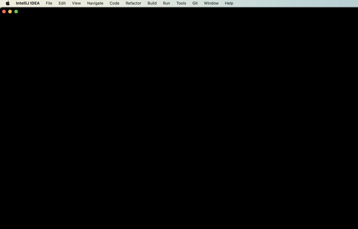 goeh's tweet photo. Some days when I wakeup my laptop from sleep, the dark mode in #IntelliJ IDEA is a little darker than I want it to be. 😀 https://t.co/OVbpn2h9g3