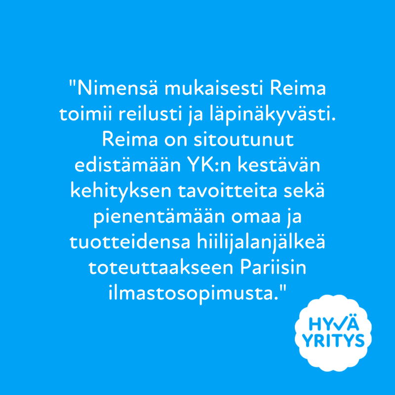 Elinkeinoelama's tweet photo. Reima on pukenut Suomen lapset lumileikkeihin ja paukkupakkasiin jo kolmen sukupolven ajan.

@TekstiiliMuoti jäsenyritys @Reima_official on mukana #HyväYritys-kampanjassa. Tutustu! 👇