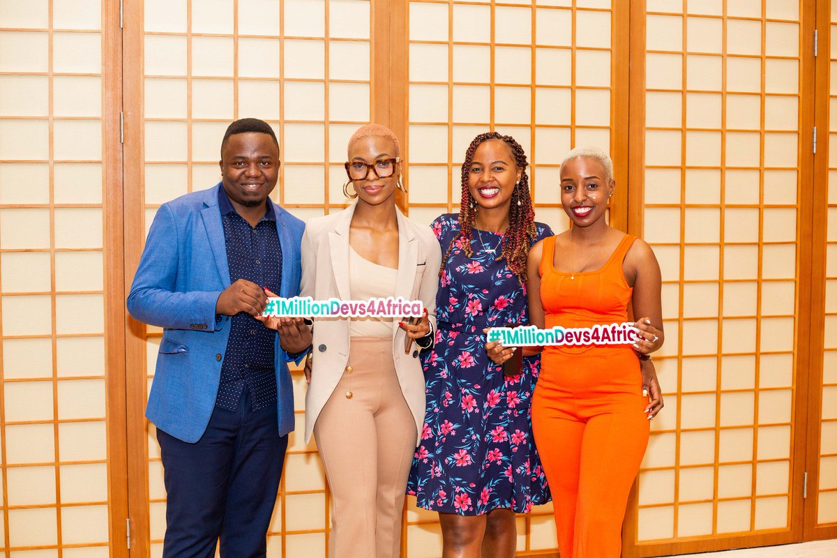 Team work makes the dream work! Thanks to the amazing teams and our friends from <a href="/plpafrica/">Power Learn Project</a> for making the #1MillionDevs4Africa project launch in Tanzania a huge success!
A special shout out to our @sahara counterparts for giving us the platform to introduce the program.