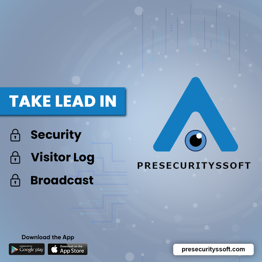 Essential attributes will make your security and thereby your life easy. How you may ask?

It is the PreSecuritysSoft app.

Take the lead in your premise’s and corporate’s security, by downloading the app now.

#presecurityssoft #app #platform #takelead #security #downloadtheapp