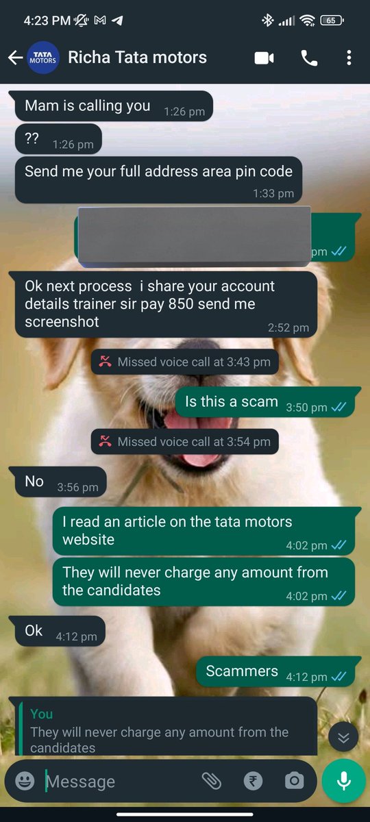arunkumarstar07's tweet photo. Kindly please take action against the scammers. https://t.co/1McnXI8b2q