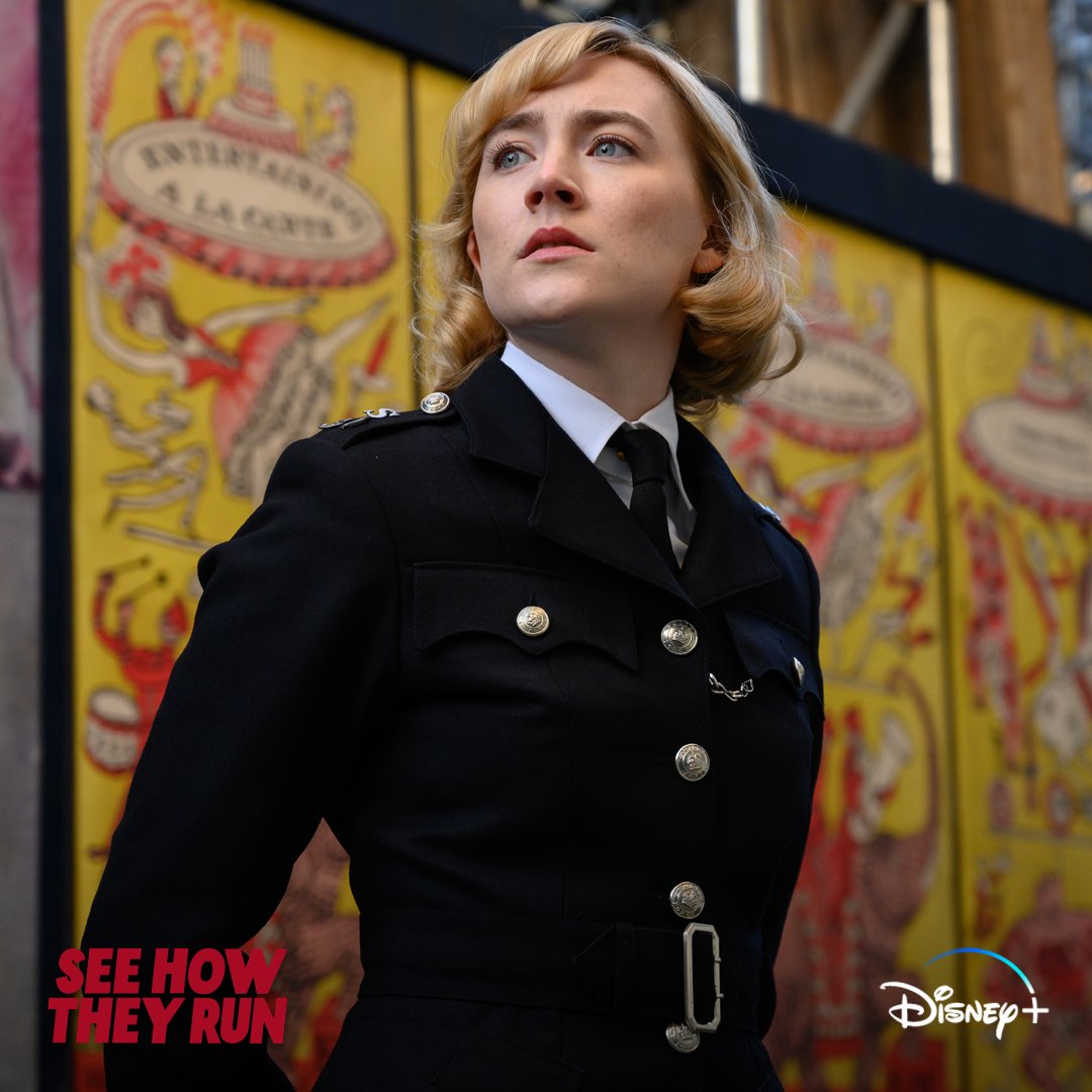 DisneyPlusUK's tweet image. Stuck for something to watch this weekend?! New movie #SeeHowTheyRun is NOW STREAMING on Disney+.🕵️‍♀️