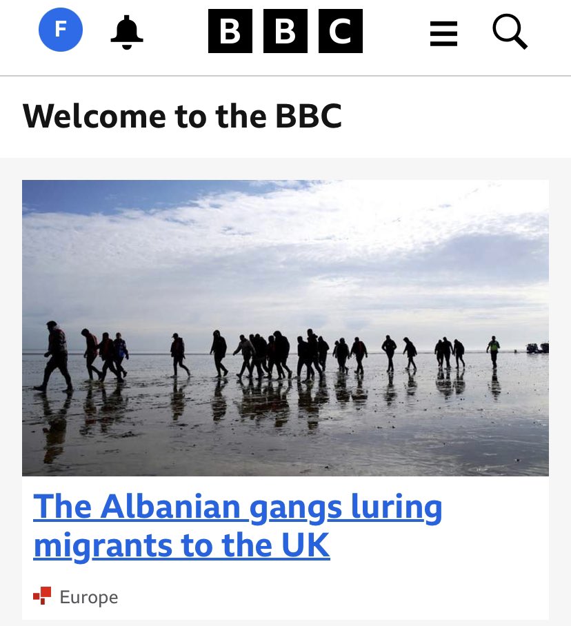 @BBCNews - highly inappropriate headline here - biggest reason for the increase in migration from Albania is the impact of Brexit, not once mentioned in the article… very poor