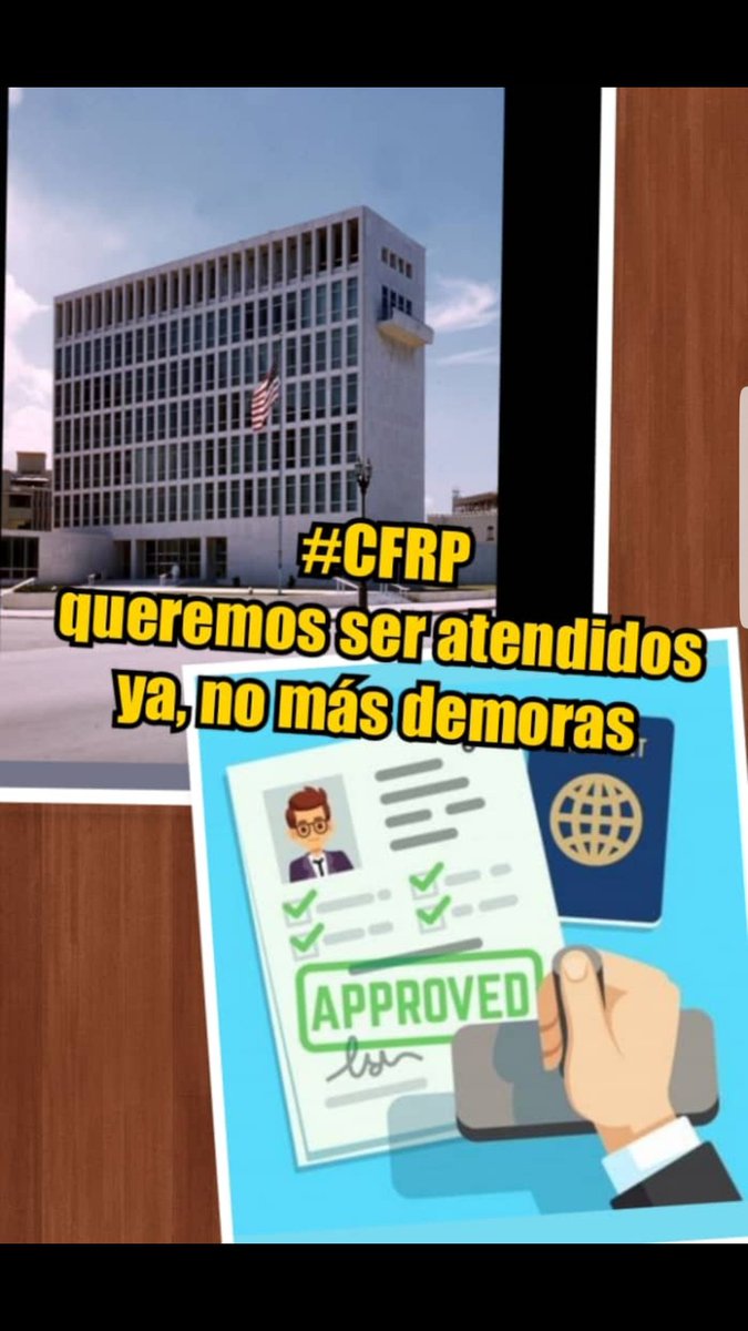 LeidyCarmen88's tweet photo. #CFRP
#CFRPentrevistadosenel2017 
#CFRPcitasprogramadas2017
#CFRPinvitacionesnuevas
#CFRPmasentrevistas 
#F1 #F2b #F3 #F4 #CP1 #CP3 #Casossinaprobar #USCISCasospostales
@WHAAsstSecty @POTUS @Cartajuanero @USEmbCuba @USCIS @SecMayorkas @StateDept https://t.co/k1luGBhyos