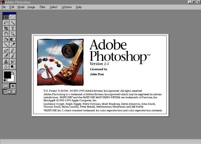 WebDesignMuseum's tweet photo. Happy 30th Birthday Adobe Photoshop 2.5! 

In November 1992, Adobe released Adobe Photoshop 2.5 bitmap graphics editor. It was the first version of the program available for Macintosh and Windows.

https://t.co/S8r5m8gopz

#WebDesignHistory https://t.co/fVL7dGNnmm
