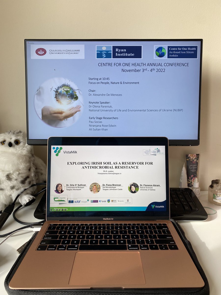 Life in a Ph.D., excited and nervous to share my work at the centre for one health annual conference 2022. 

Thank you @Alex_deMenezes for the opportunity and @RyanInstitute @GalwayOneHealth for the online conference. 

@VistaMilk @OrlaOS 
#AntimicrobialResistance #OneHealth