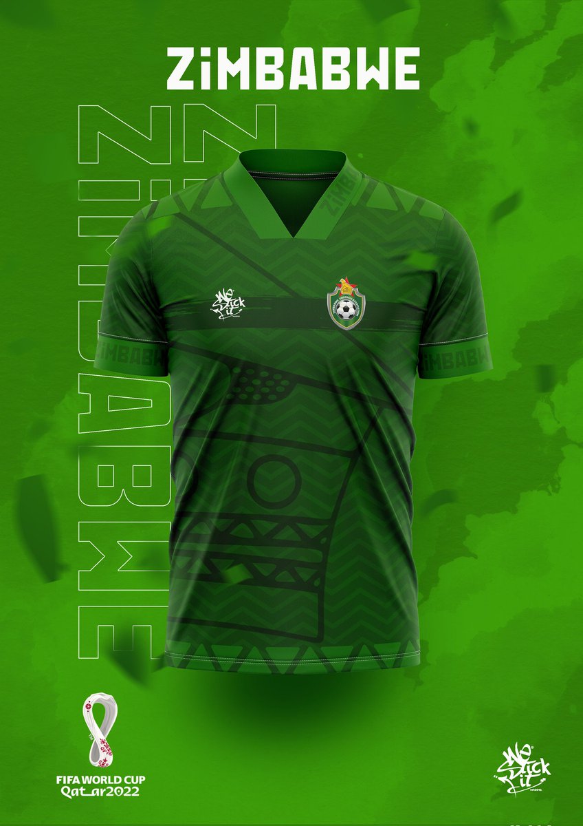 Stickyzw's tweet photo. "If Zimbabwe was going to participate in the FIFA World Cup Qatar 2022. Go Warriors" 
"Designs inspired by the peculiar Zimbabwean symbols and cultural elements, the Zimbabwe national flag and Zimbabwe bird, the rock paintings amongst others" #westickit https://t.co/RoR99asKlj