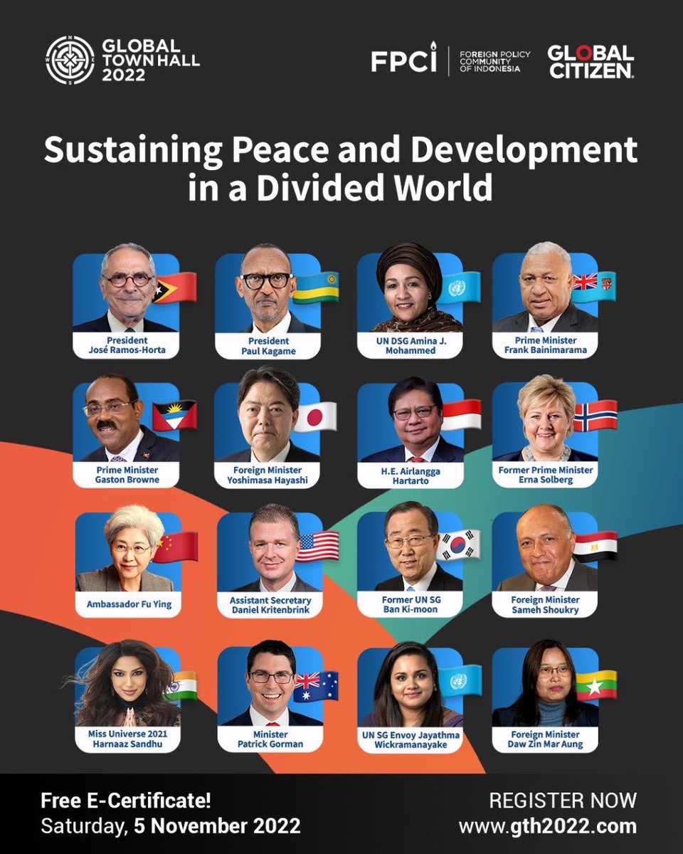 Register as I will present my insights on Sustaining Peace and Development in a Divided World vis-à-vis the current crisis in #Myanmar <a href="/fpcindo/">FPCI</a>
