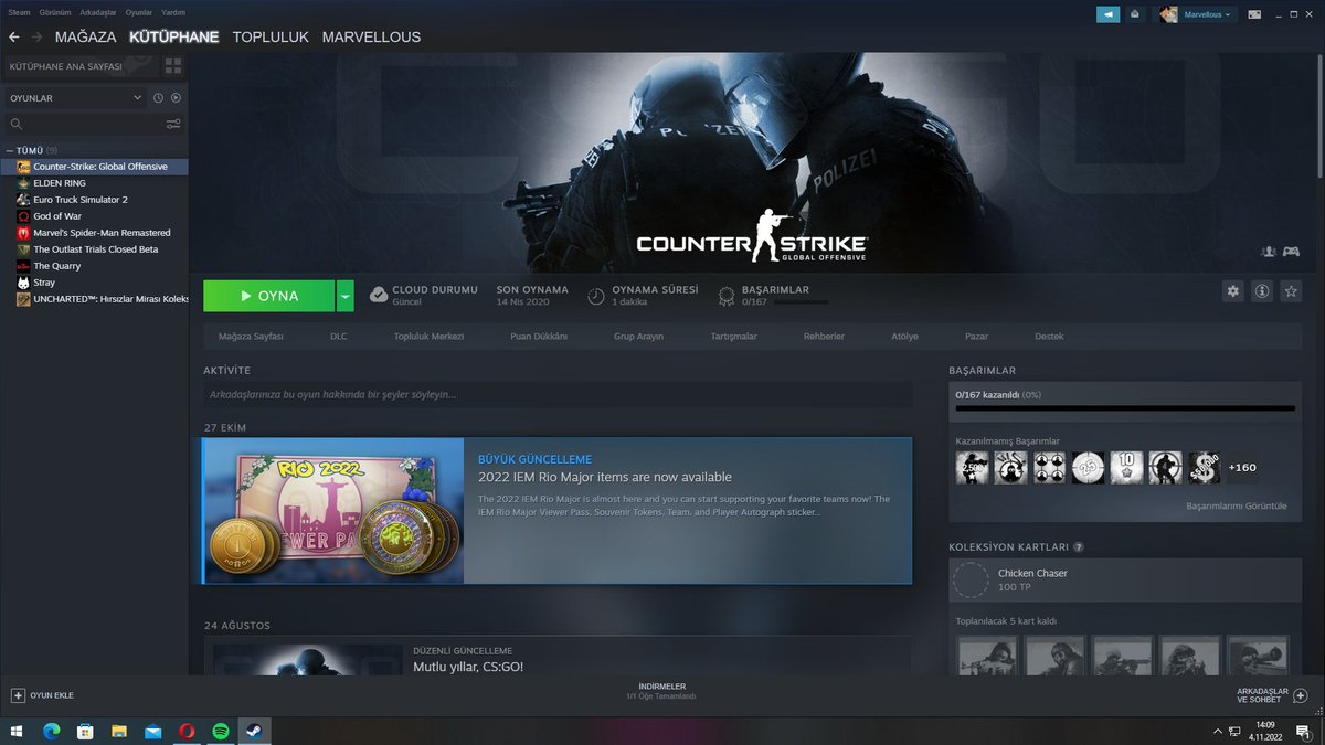 Yıllar sonra tekrar cs