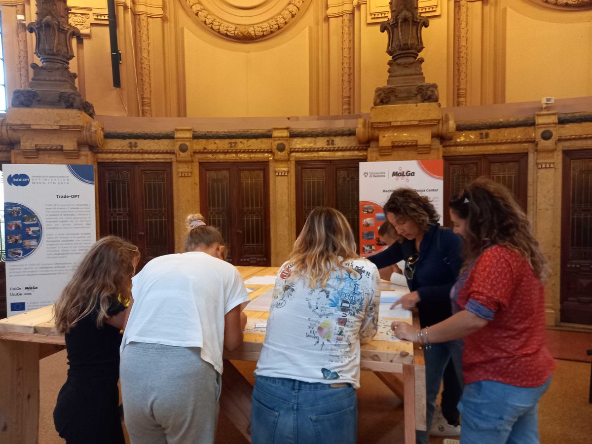 MaLGa (@malga_center) on Twitter photo #MeetAI walked hundreds of students and the general public through the #computerscience and #math at the basis of #AI. We thank #tradeopt, an #H2020 #MSCA project, for funding this successful initiative!
#malga_center #machinelearning #optimization <a href="/FrancescaOdone/">ꜰʀᴀɴᴄᴇꜱᴄᴀ ᴏᴅᴏɴᴇ</a> <a href="/Nico_Noceti/">Nicoletta Noceti</a> #MeetAI walked hundreds of students and the general public through the #computerscience and #math at the basis of #AI. We thank #tradeopt, an #H2020 #MSCA project, for funding this successful initiative!
#malga_center #machinelearning #optimization <a href="/FrancescaOdone/">ꜰʀᴀɴᴄᴇꜱᴄᴀ ᴏᴅᴏɴᴇ</a> <a href="/Nico_Noceti/">Nicoletta Noceti</a>