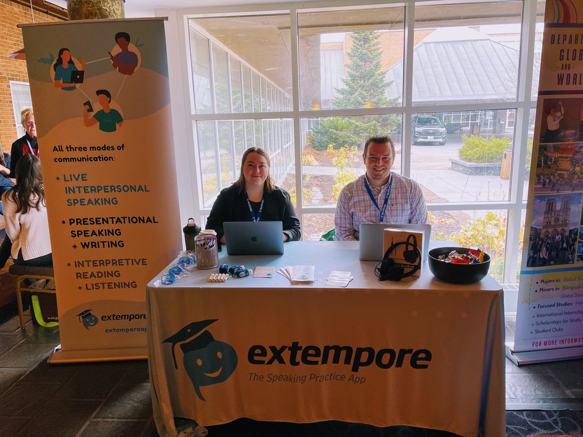 ExtemporeApp's tweet photo. This weekend we are at our hometown conference
@MCLTC!
Stop by our at our booth, grab some sweets๐ฌ and Extempore goodies๐, and say hi ๐
#MCTLC22 https://t.co/IwR6aR6TY7