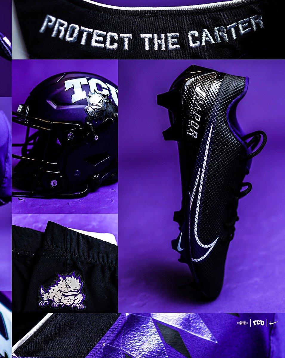 TCUFootball's tweet image. 🟣🟣⚫️ for the weekend 😤

#GoFrogs #DFWBig12Team