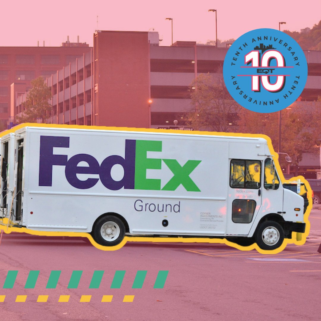 Pgh10Miler's tweet photo. As a reminder, @FedEx trucks will be on-site at this weekend's @EQTCorp PGH 10 Miler for participants to check their bags!

Participants can drop their items at gear check at the 10 Miler start line OR on Liberty Ave.👏 *Please note there is no gear check at the 10K start line. https://t.co/g99mQ3AxCZ