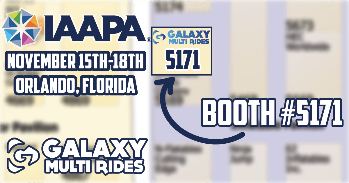 galaxybulls's tweet photo. IAAPA Expo is almost upon us!#galaxymultirides cannot wait to see you in person!
Visit us at the #OCCC at booth #5171 as we showcase the best in #interactive action games, #mechanical rides and #InflatableParks
See you at #IAAPAexpo
#iae22 #iaapa2022 #iaapaexpo22
@IAAPAHQ https://t.co/MckQOhoTNC