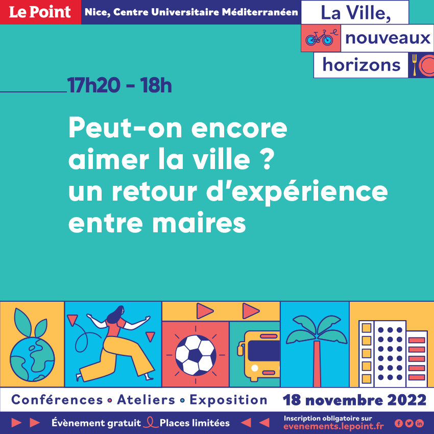 LePointEvents's tweet photo. Re-séduire nos habitants pour une meilleure qualité de vie ? ❤️ 
Réponses à #VilleNouveauxHorizons, le 18/11 à @VilledeNice✨ 
Inscription 👉🏻 : https://t.co/NU4y4LKFeY
#RaphaelMenard #ClemenceDeSelva #BasSmets
@croapaca @MetropoleNCA @EPA_EcoVallee @GroupeLaPoste @Orpi_France https://t.co/oqmkYOzPlb
