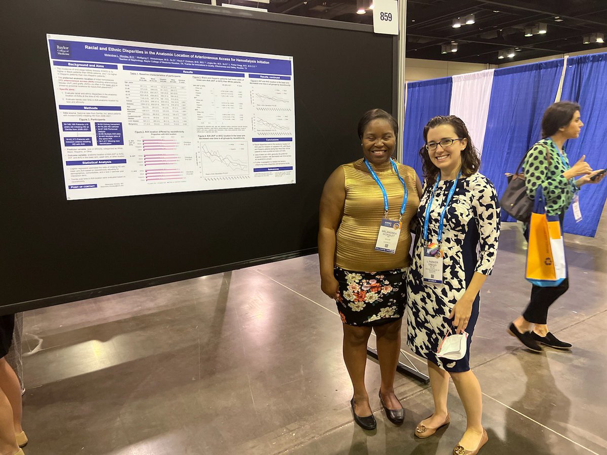 NephBCM's tweet photo. Our BCM chief fellow and her mentor @LParkerGregg1 at #KidneyWk @BCMKidneyHealth https://t.co/tSQLa7pd4S