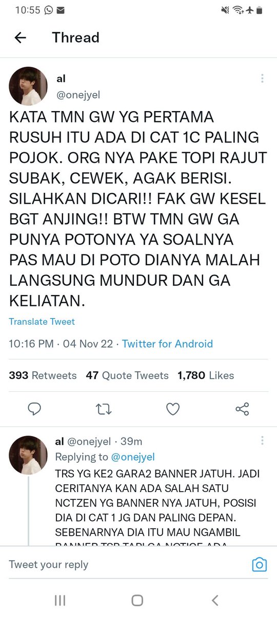 skuzyluvy's tweet photo. Playing victim dimulai👏👏 https://t.co/thznuPJlxo