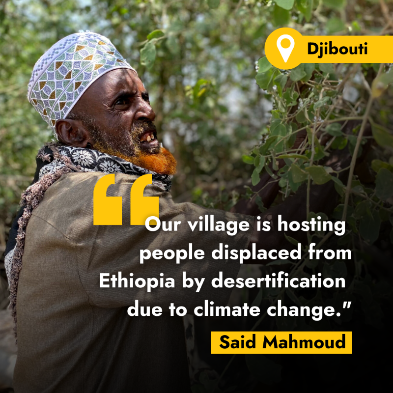 IFAD's tweet photo. At #COP27, the world must commit to helping rural people adapt to this new normal.