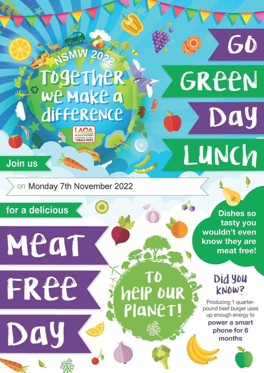 We're taking part in #MeatFreeMonday to help #SaveOurPlanet 🌍 <a href="/NSMW/">National School Meals Week</a>

All students at some of our sites will be offered kiwi and educated on the benefits of it. Increasing nutrients in their bodies.