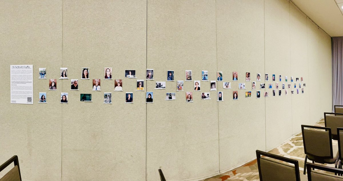 We’re at 60 First-Gens on the wall! Muchas gracias to <a href="/ALERonline/">ALERonline</a> &amp; <a href="/timetowrite_rj/">Robin Johnson, Ed.D.</a> for inviting me to open your conference with “I Am First Generation Everything…” — it was equally empowering for me as plenty have said it has been for them!