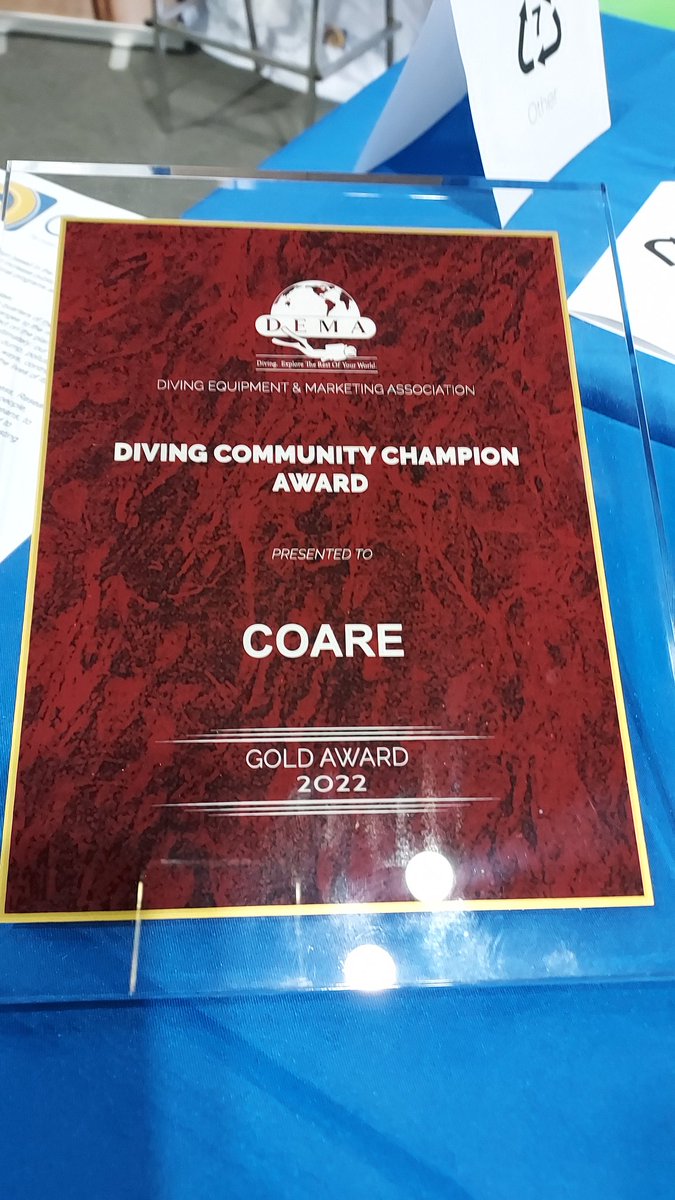 We're honored to be recognized by <a href="/dema_show/">DEMA Show</a> for our work with divers, the dive industry, and the global environment. #DEMAShow2022 #ProtectTheOcean #BreakFreeFromPlastic