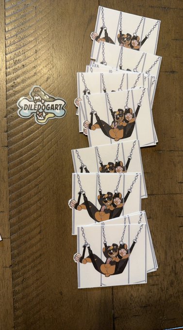 Got a bunch of stickers from @dirtydile of my fursona @pupkross 😍🥰 Gonna give a few of these bad boys<a class="tags" target="_blank" title="On Twitter" href="/?out=eyJ0eXAiOiJKV1QiLCJhbGciOiJIUzUxMiJ9.eyJpYXQiOjE3MjA4ODU1MjEsImlzcyI6InR3cG9ybnN0YXJzLmNvbSIsIm5iZiI6MTcyMDg4NTUyMSwiZXhwIjoxNzUyNDIxNTIxLCJyZWRpcmVjdF91cmwiOiJodHRwczovL3R3aXR0ZXIuY29tL2RpcnR5ZGlsZSJ9.aXjolhX_M_-Uj1LoC1v-pm1llxJchY7mutrJ5AfJezionbmrIUEsyZHWRWCLXDYTdMbFzcfv9Qnj5bkT76NxRg">@dirtydile</a><a href="/tag/mytwitteranniversary"class="tags"><span>#mytwitteranniversary</span></a>