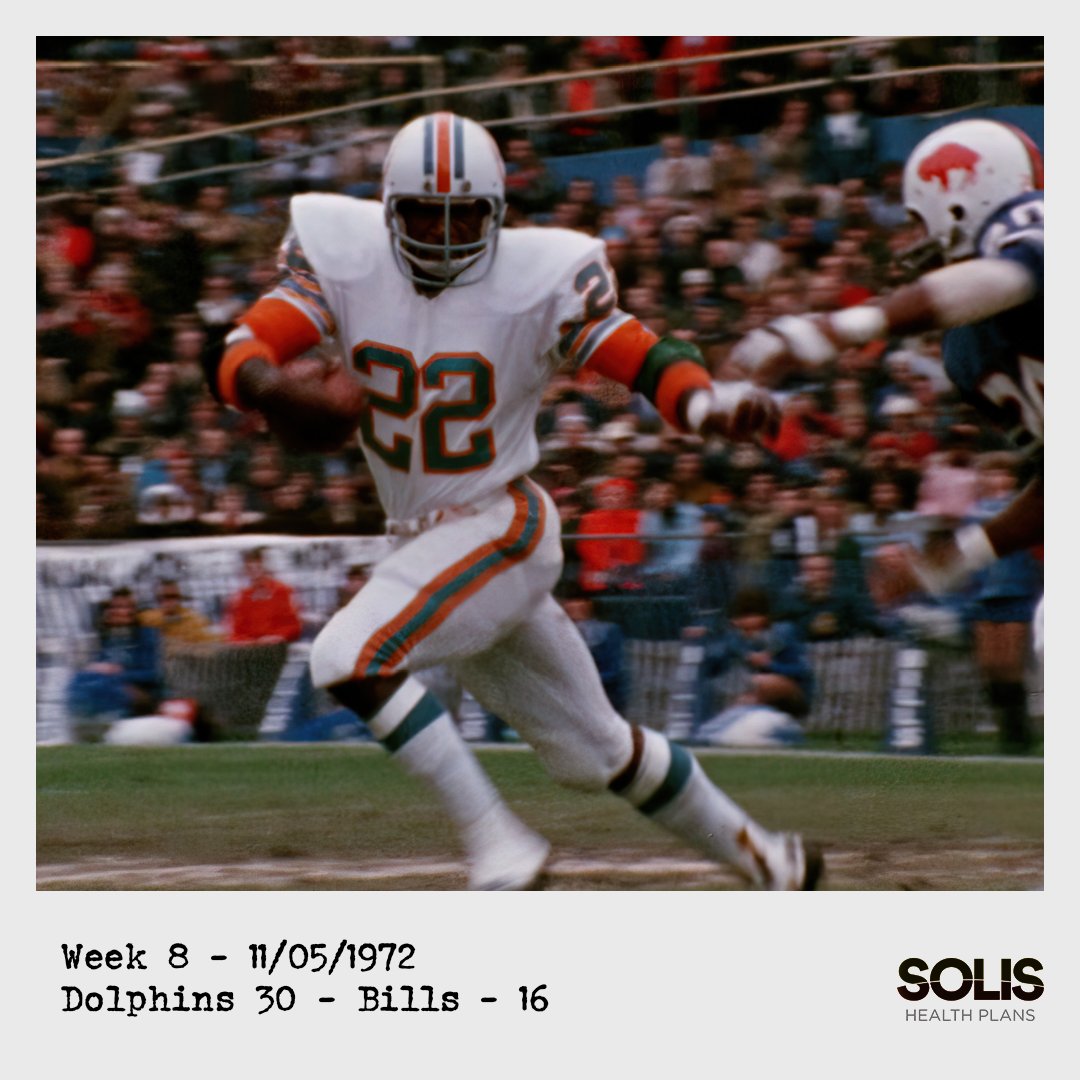 Miami Dolphins on Twitter: "On This Day in 1972, Mercury Morris rushed