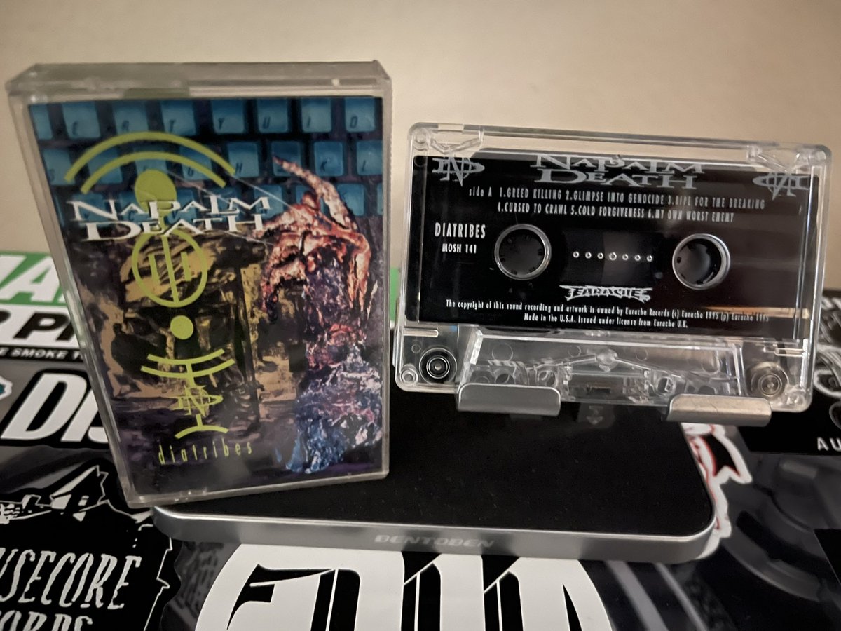 burn2akrisp's tweet photo. Morning jams
#NapalmDeath
#diatribes
Unlike most folks, I love me some 90s Napalm Death. https://t.co/yyJPGh36kC