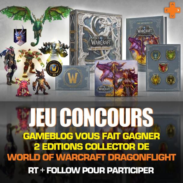 Gameblog's tweet photo. 🚨⭐CONCOURS⭐🚨

Gameblog vous fait gagner deux éditions collector
de World of Warcraft : Dragonflight ! 🐲

Pour participer : RT 🔁 + Follow ❤

Règlement : https://t.co/VBBOhbsFZg

🗓️ TAS 11/11/22 - 17h https://t.co/gCjO7zwaWi
