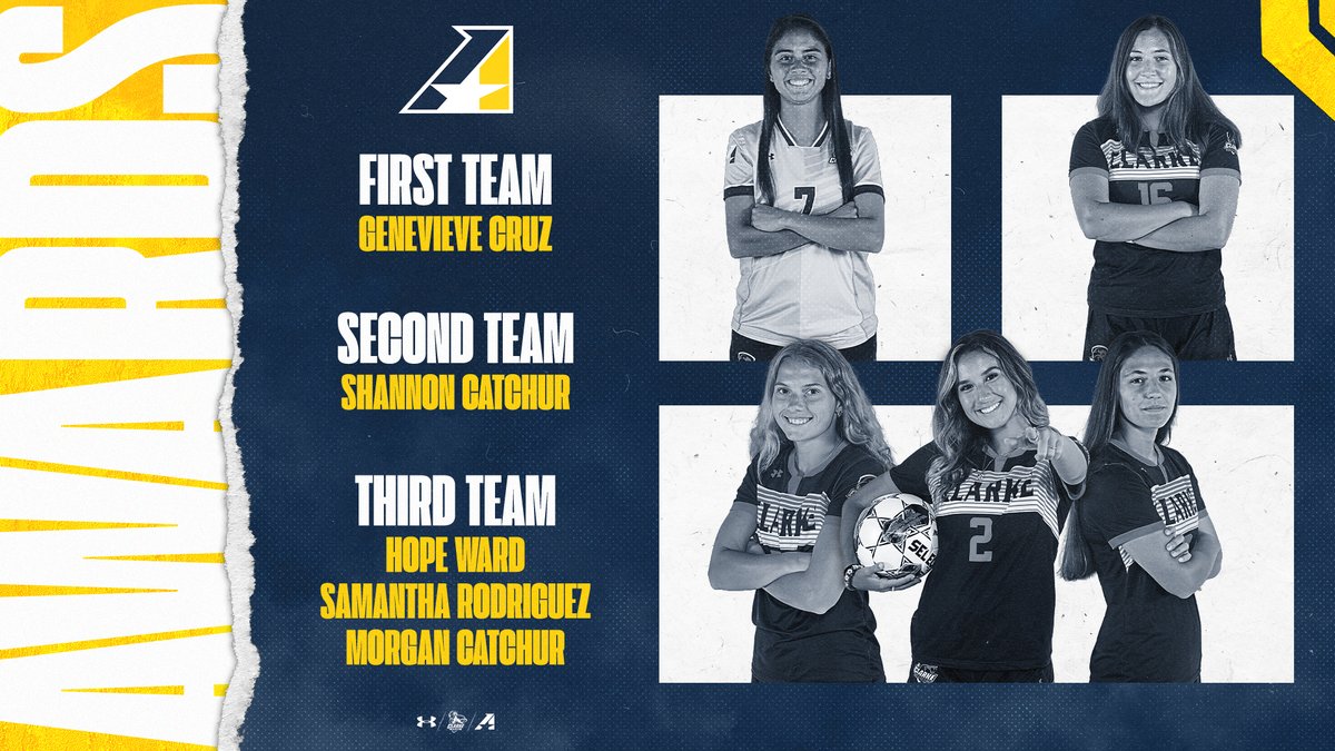 CUWomens_Soccer's tweet photo. Pride women's soccer earns five Heart All-Conference selections

#ClarkePride 

Story ⬇️

https://t.co/H3dC6XFGa7 https://t.co/gC4qYecPHY