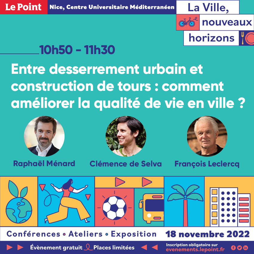 LePointEvents's tweet photo. Re-séduire nos habitants pour une meilleure qualité de vie ? ❤️ 
Réponses à #VilleNouveauxHorizons, le 18/11 à @VilledeNice✨ 
Inscription 👉🏻 : https://t.co/NU4y4LKFeY
#RaphaelMenard #ClemenceDeSelva #BasSmets
@croapaca @MetropoleNCA @EPA_EcoVallee @GroupeLaPoste @Orpi_France https://t.co/oqmkYOzPlb